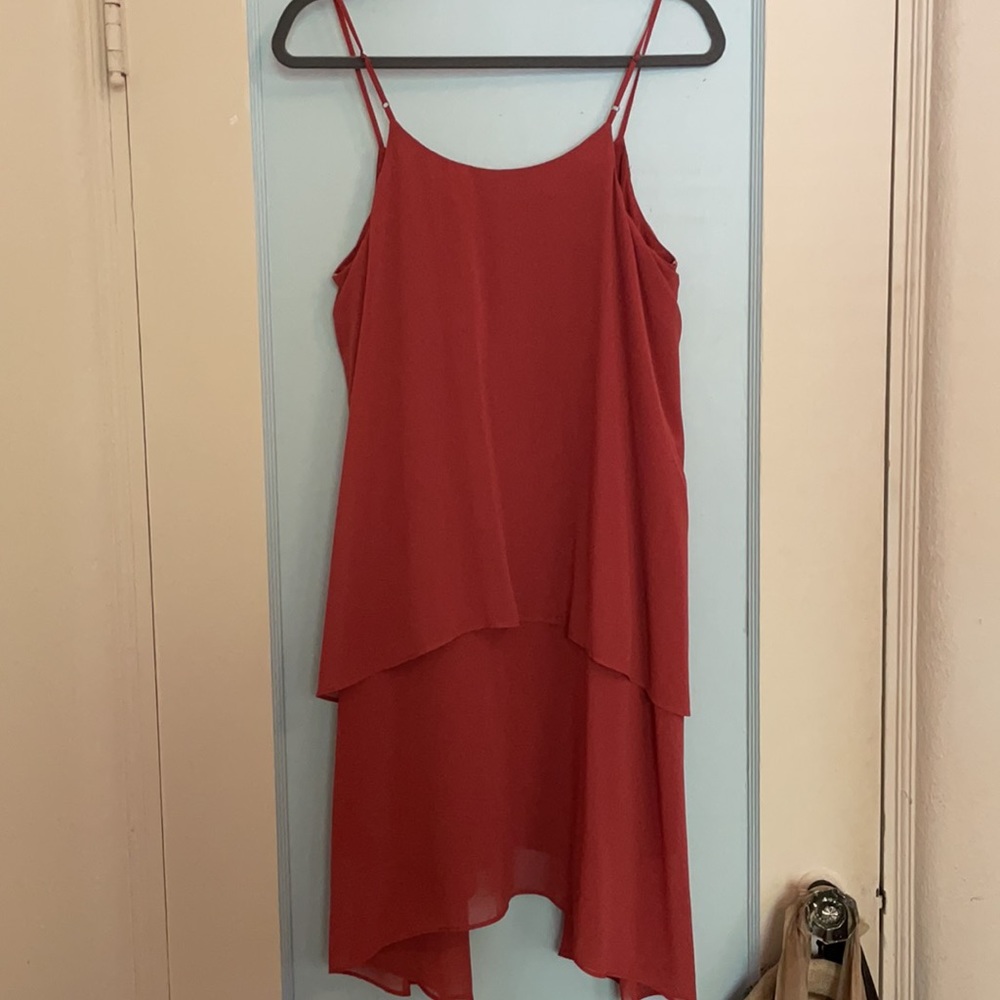 Bcbgeneration Burnt Orange/Salmon Shift Dress. Si… - image 2